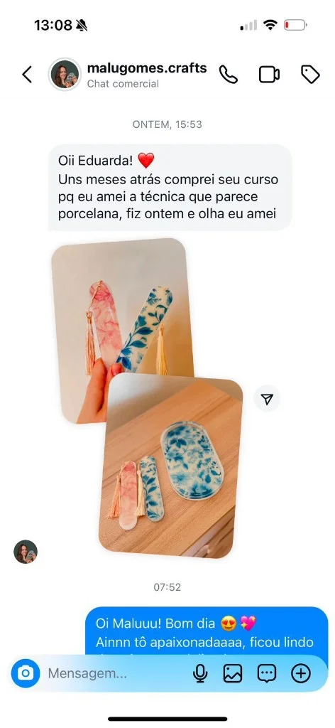 Peça de resina